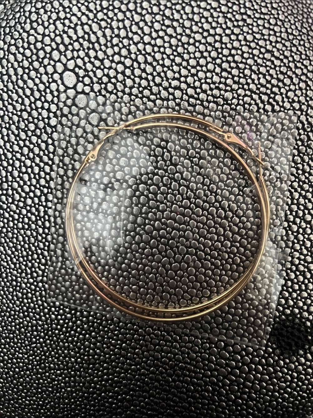Gold-Tone Women’s Hoop Earrings